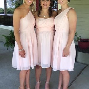 Semi-formal pale pink dress